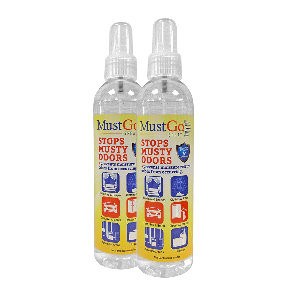 MustGo Spray Odor Eliminator - 2 x 8oz. (2-Pack)